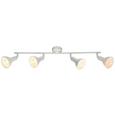 Strahler Caldera, max. 40 Watt - Goldfarben/Weiß, LIFESTYLE, Metall (69/15/19,5cm)