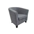 Fotelj Enya - črna/siva, Moderno, tekstil/les (77/70/68cm) - MODERN LIVING