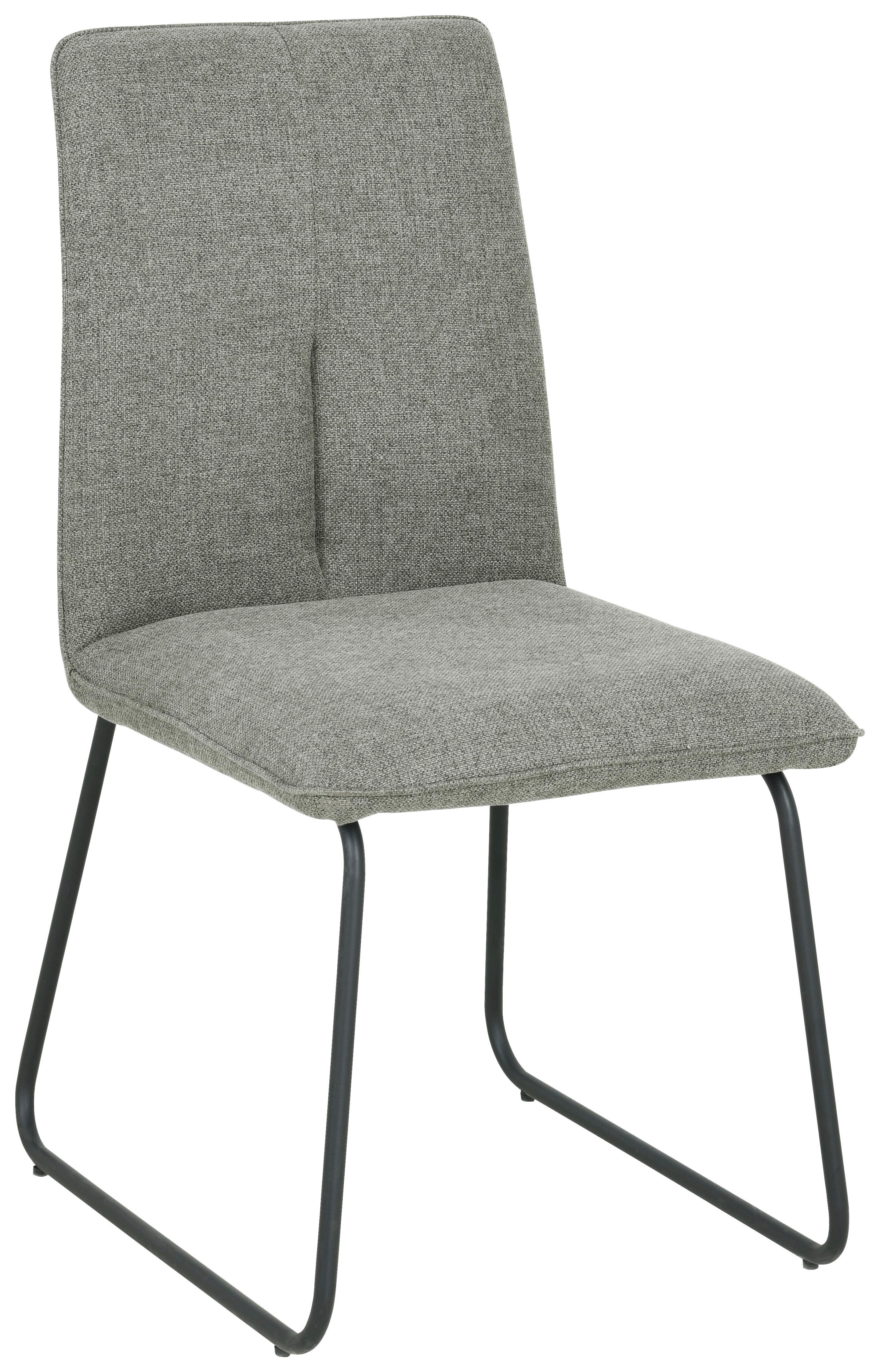 KRZESŁO MARTY - czarny/szary, Design, metal/tkanina (48/86/59cm) - Xora