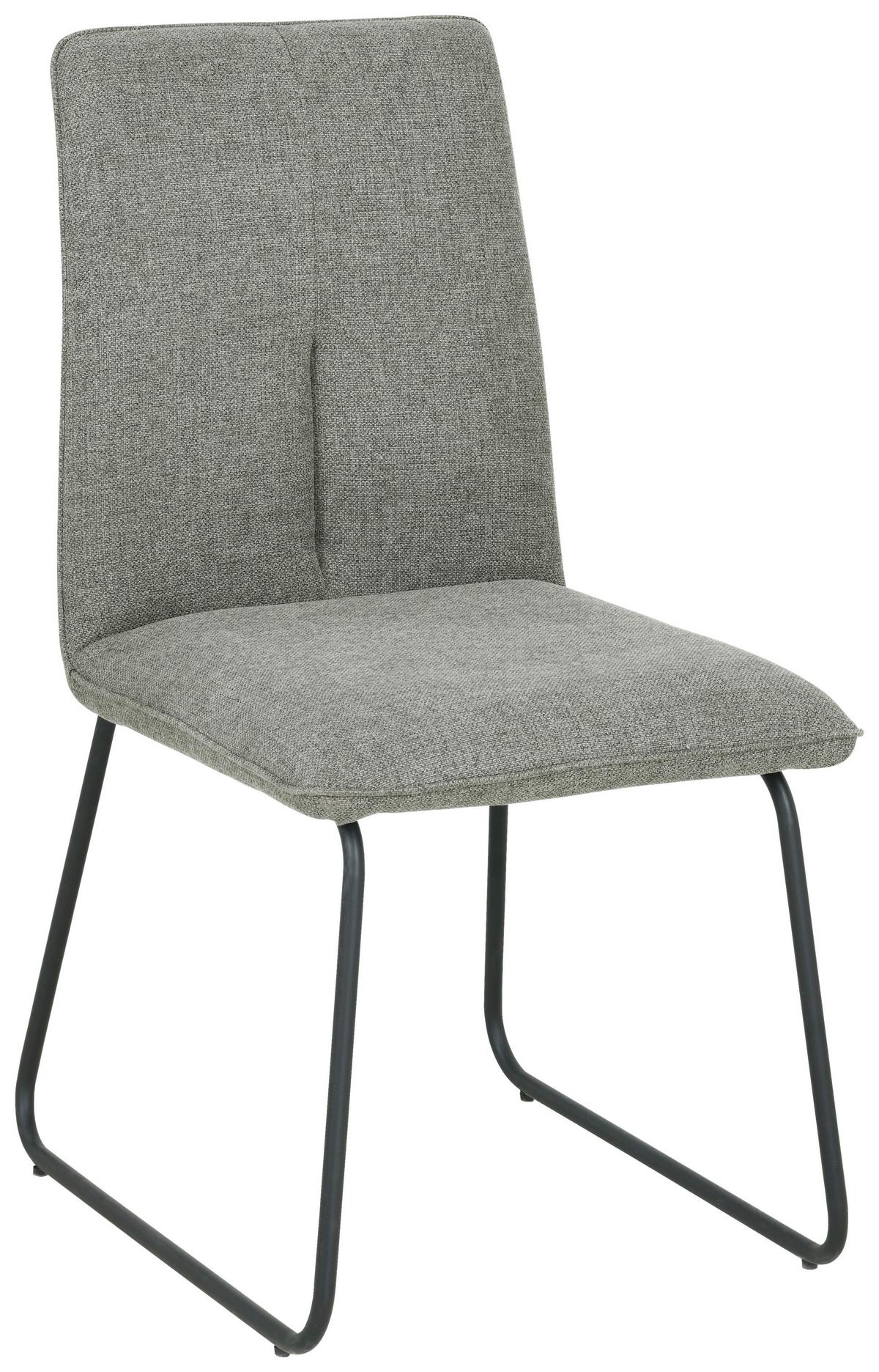 KRZESŁO MARTY - czarny/szary, Design, metal/tkanina (48/86/59cm) - Xora