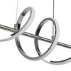 LED-HÄNGLAMPA LINA - kromfärg/nickelfärgad, Modern, metall/plast (80/20/120cm) - Mömax
