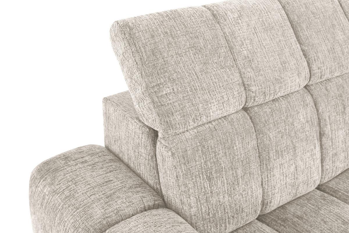 Kutna Garnitura Laya - krem, Moderno, tekstil (155/250cm) - Premium Living