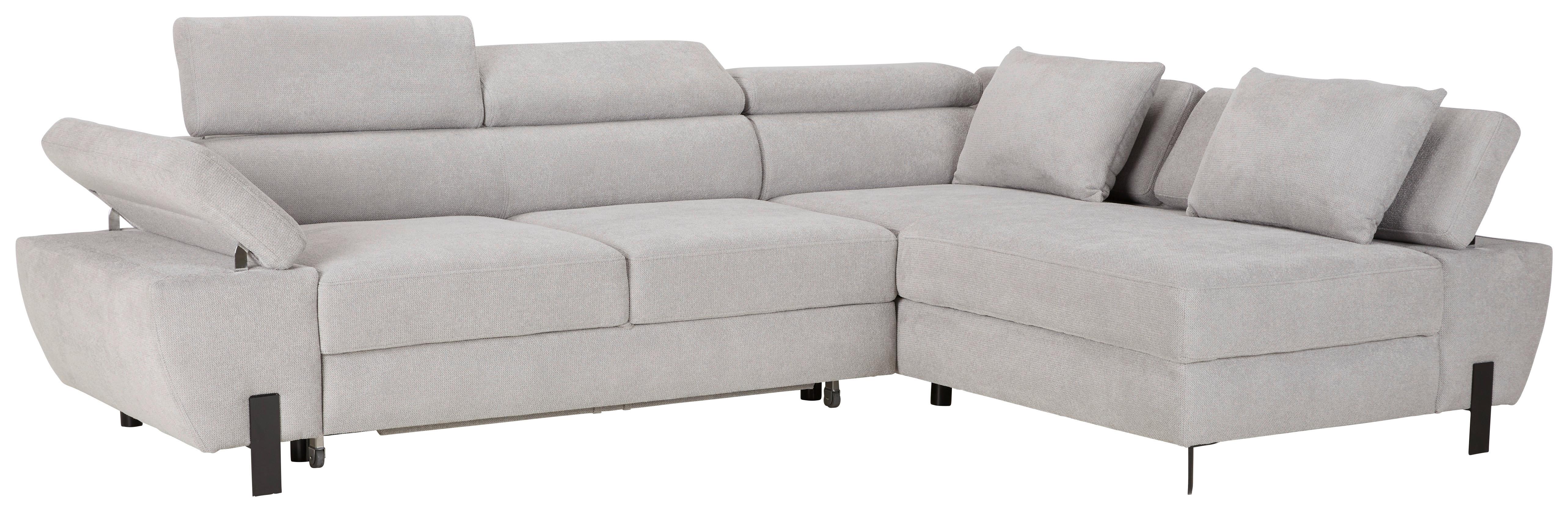 Coltar MOLINA MINI - gri deschis, Modern, lemn/textil (277/90/93cm) - Mömax