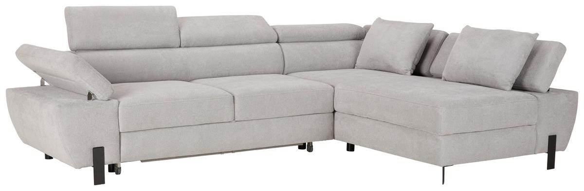 Coltar MOLINA MINI - gri deschis, Modern, lemn/textil (277/90/93cm) - Mömax