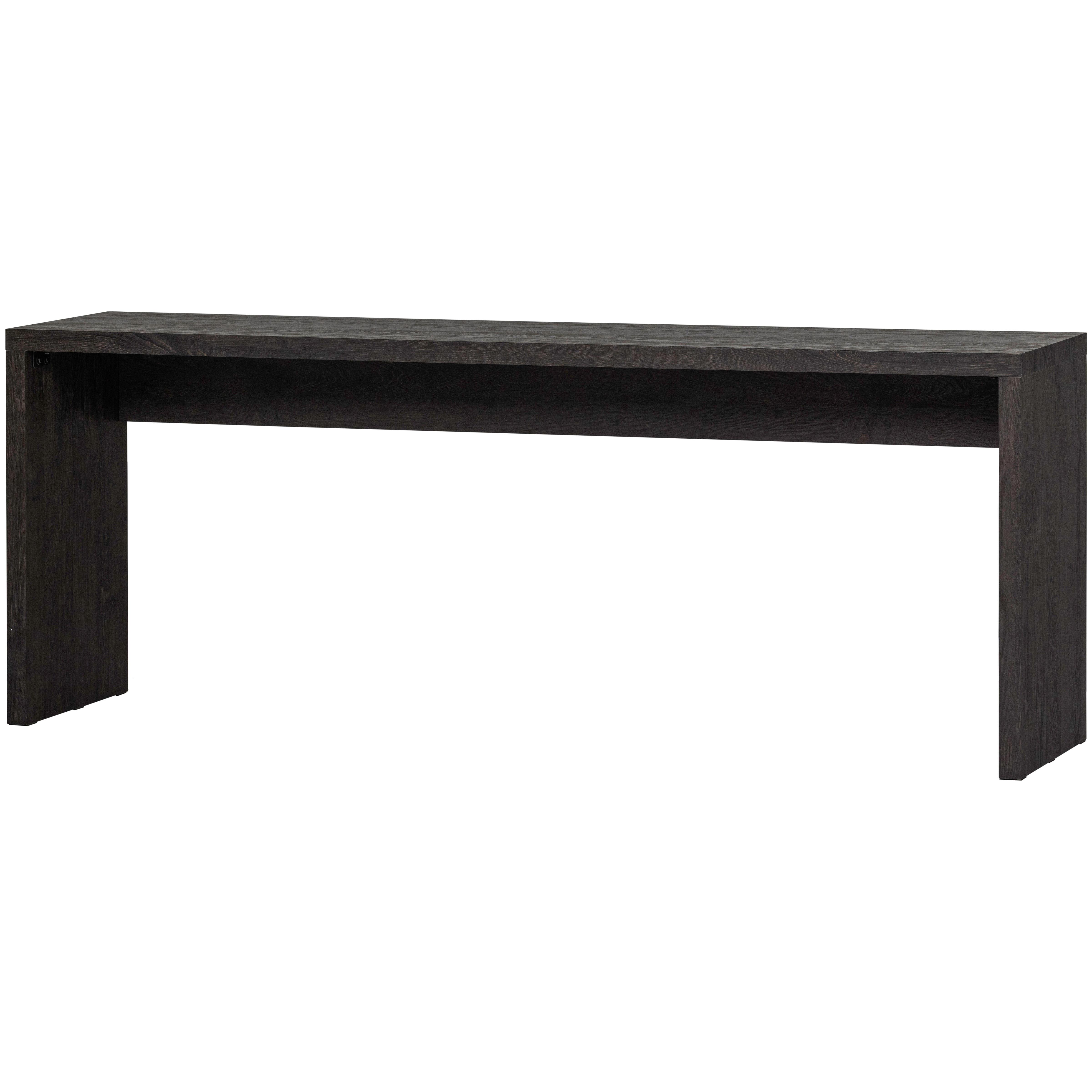Beistelltisch Maan Dunkelbraun B: 200 cm - Dunkelbraun, MODERN, Holzwerkstoff (200/45/76cm) - Livetastic
