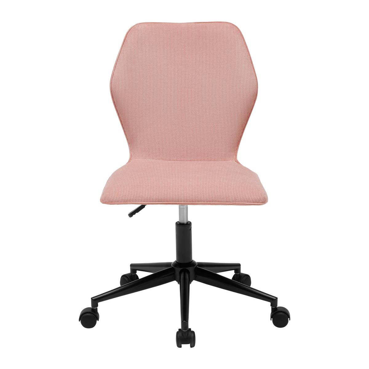 Vrtljivi Stol Luigi -Exklusiv- - roza/pink, Moderno, kovina/umetna masa (49/84-94/54cm) - Mömax
