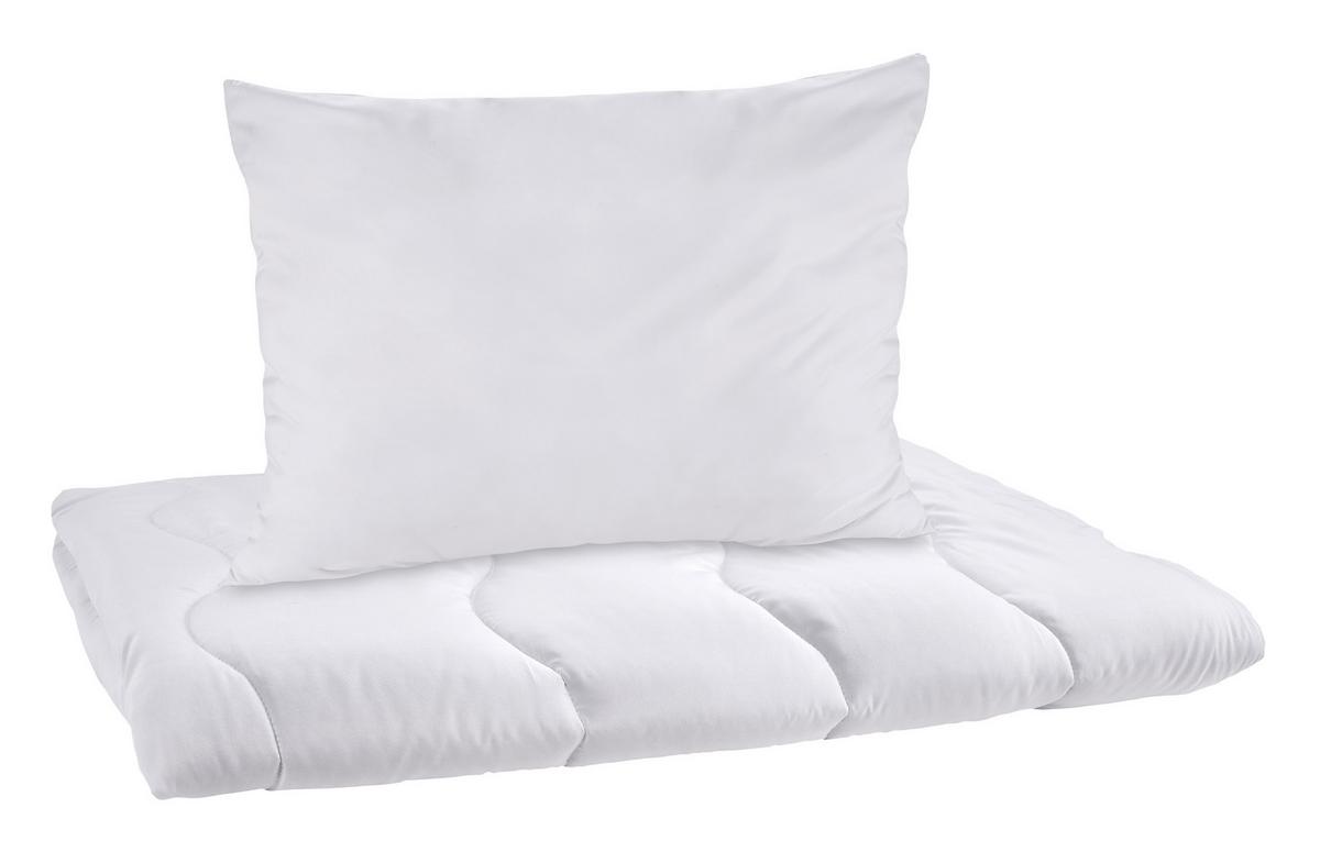 Set cu pilotă și pernă Sabine Based, cca. 140x200/70x90 cm - alb, textil (70/140/90/200cm) - Best Price