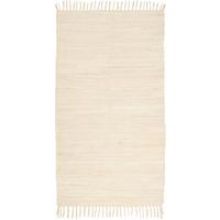 Covor țesut din cârpe Julia 2 - crem, Romantik / Landhaus, textil (70/130cm) - Modern Living