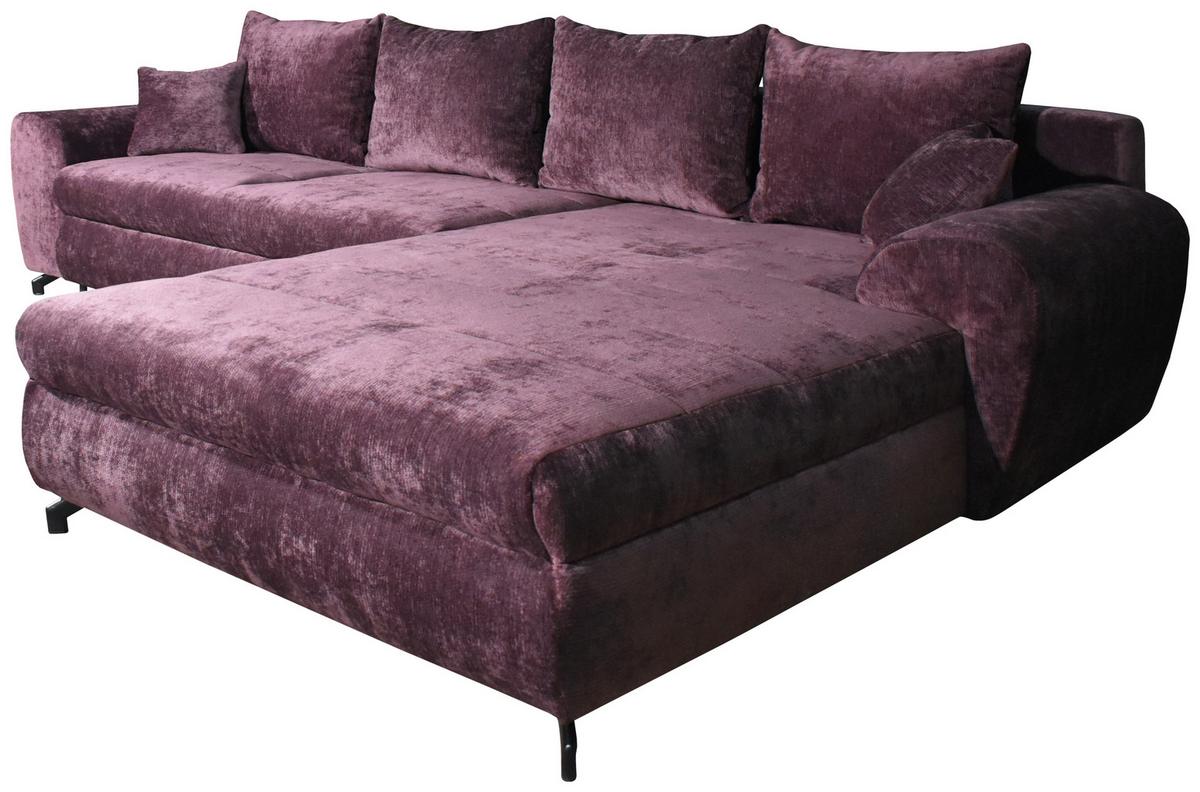 Coltar PORTLAND - lila, Modern, lemn/metal (320/94/214cm) - Modern Living