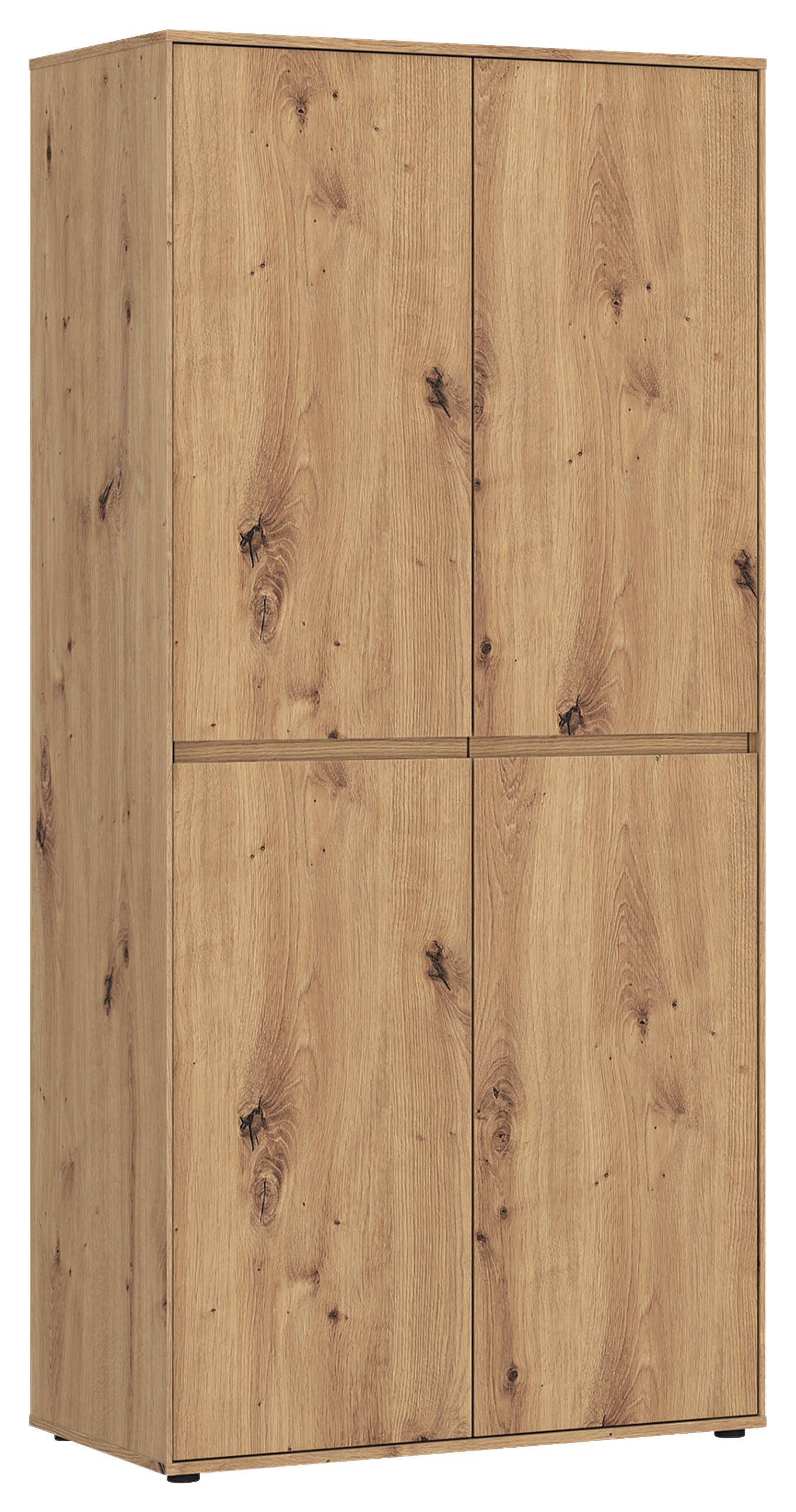 Dulap Zapato - stejar Artisan, Modern, material pe bază de lemn (92/199,9/55cm) - Modern Living