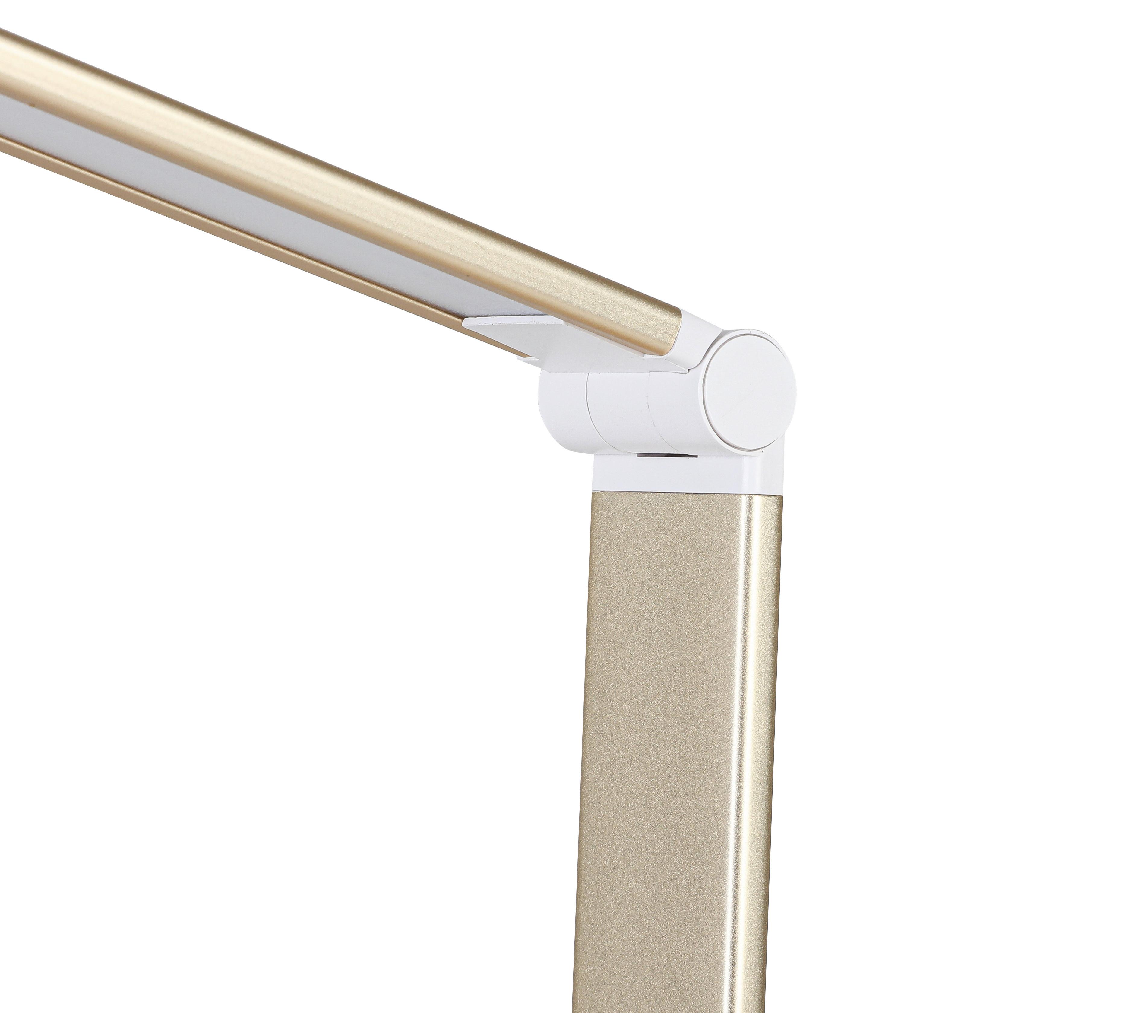 LED-SKRIVBORDSLAMPA MULTI - vit/roséguld, Modern, metall/plast (33/10,5/37-66cm) - Mömax