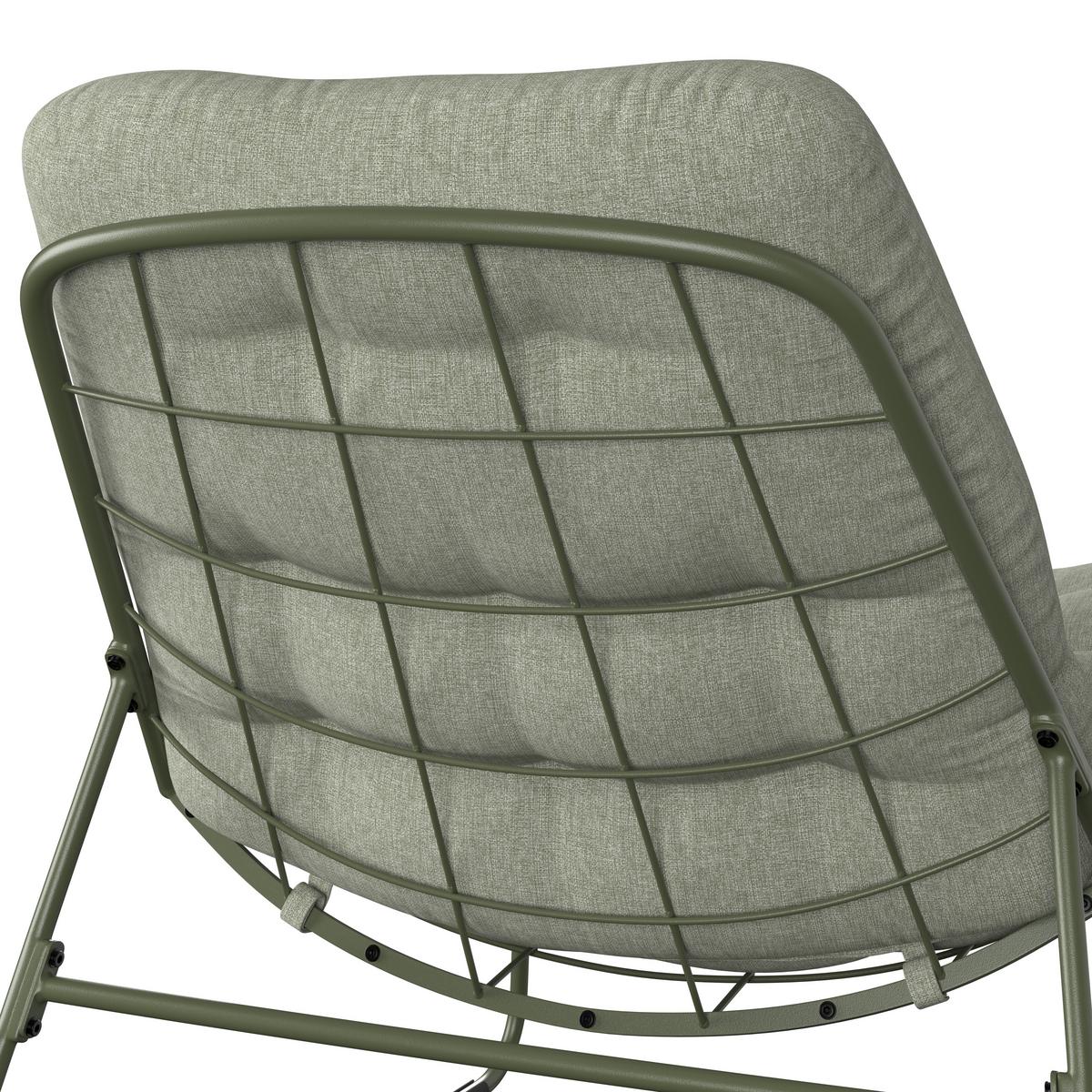 Balkonset Army Grün, 3-teilig - Grün, MODERN, Textil/Metall - Mömax