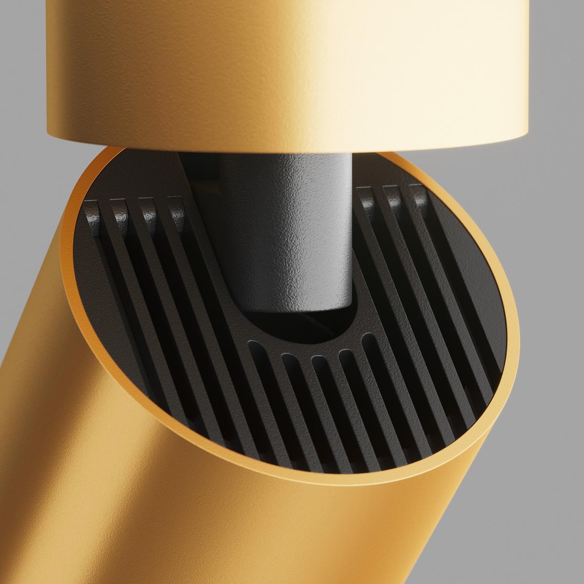 Strahler Focus S Goldfarben max. 10 Watt - Goldfarben, Trend, Metall (5.2/12.8/5.2cm) - MAYTONI