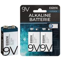 Baterija Alkaline 9v 2pk - bijela/srebrne boje, Basics (4,8/2,6/1,7cm)