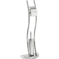 WC-Bürstengarnitur Clean in Chromfarben - Metall (33/92/20cm) - Mömax