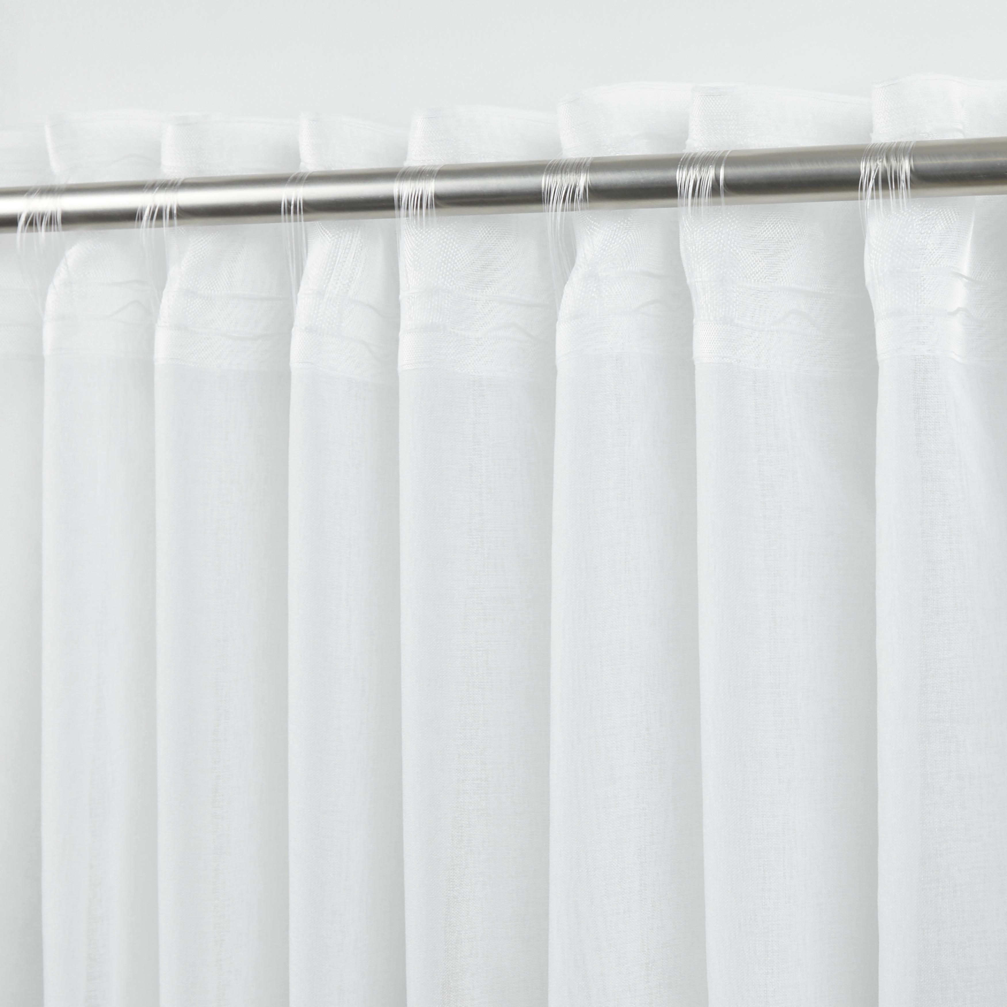 GARDINLÄNGD LIVIE - vit, Basics, textil (135/245cm) - Mömax