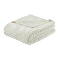 Pătură pufoasă Lars, cca. 140/180 cm - culoare natur, Konventionell, textil (140/180cm) - Mömax