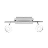 LAMPA REFLEKTOROWA LED INELE *SBN*SH* - kolor aluminiowy/kolor chromowy, Trend, metal (44,5/9/18,5cm) - Novel
