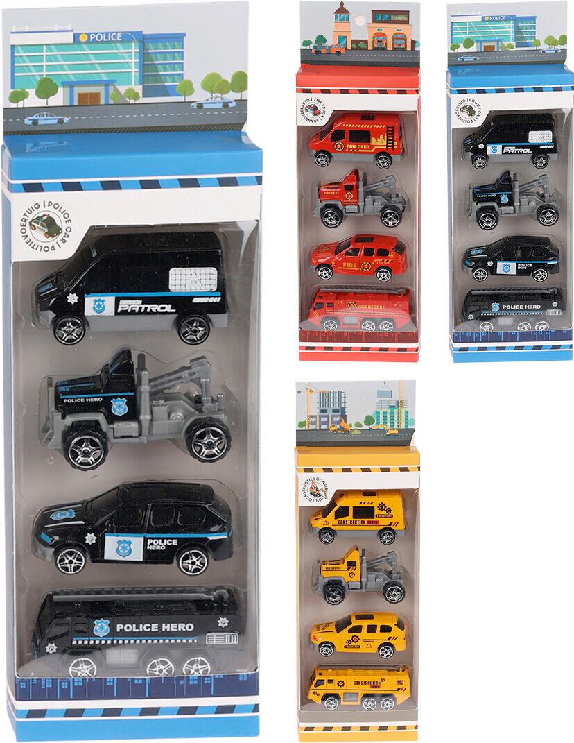 Játékautó Cars - sárga/fekete, Basics, fém
