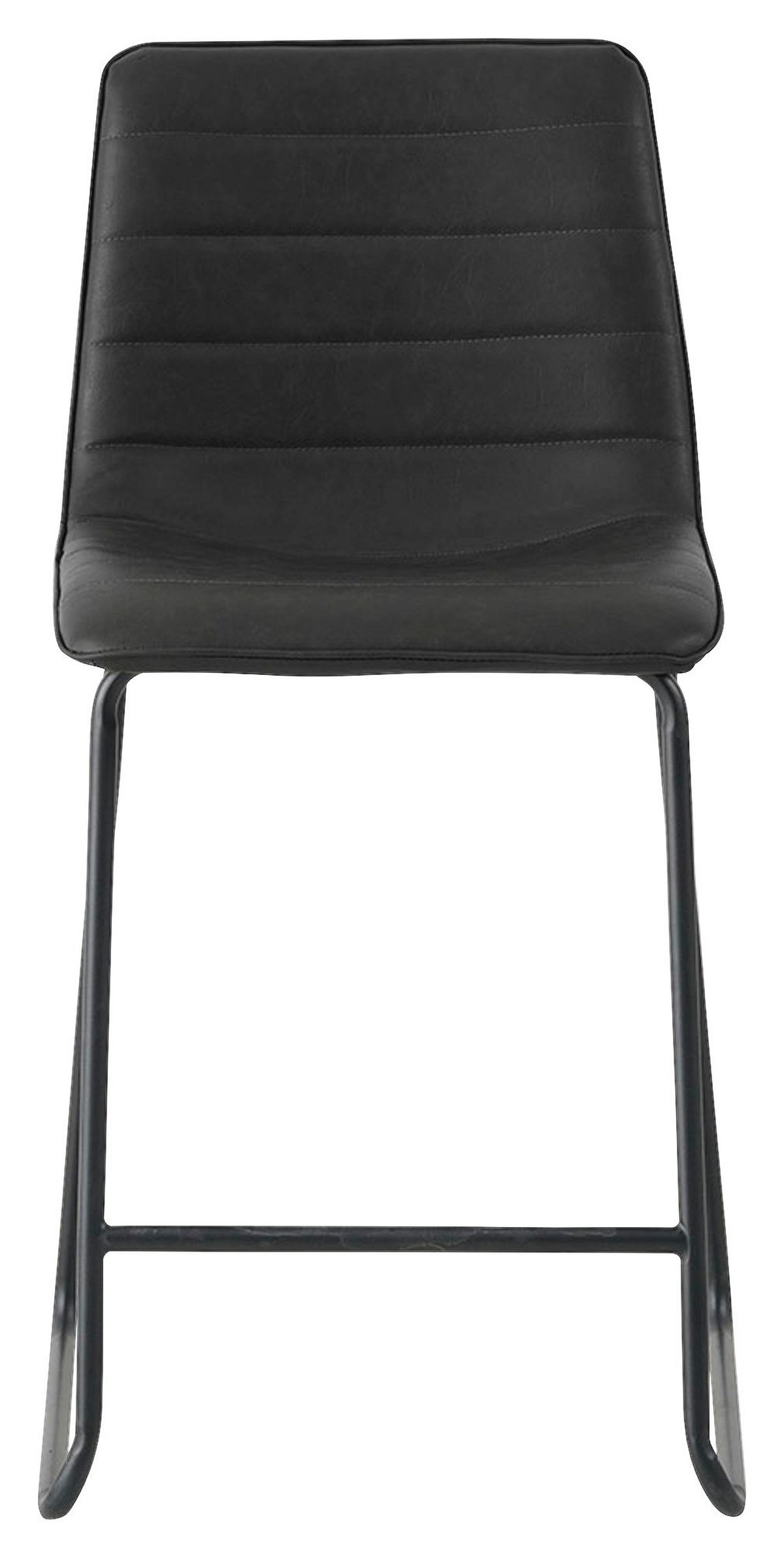 BARHOCKER-SET MILAN - Schwarz, KONVENTIONELL, Kunststoff/Textil (49/98/54,5cm) - MID.YOU
