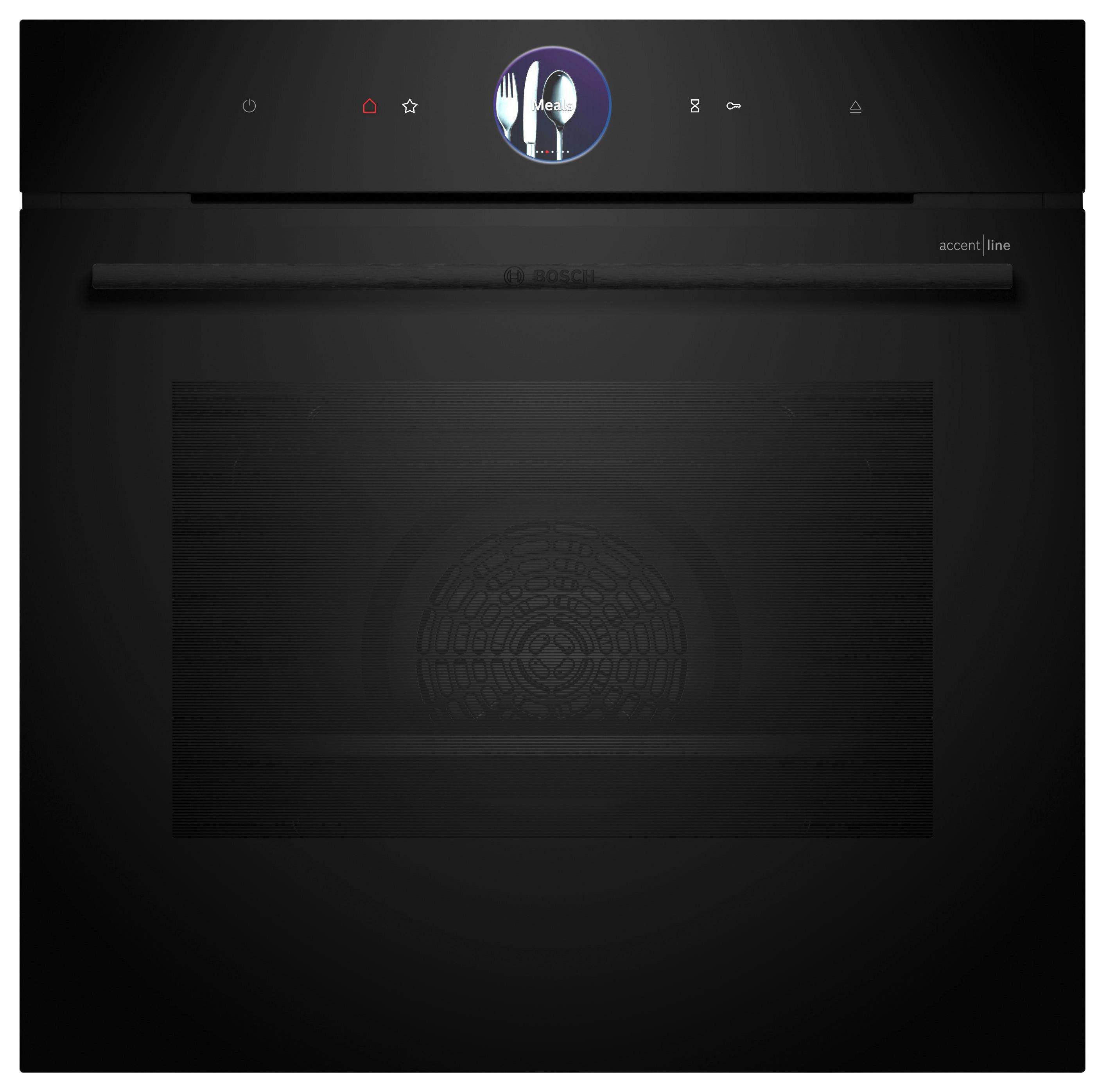 Einbaubackofen HSG936AB1 - Edelstahlfarben/Schwarz, MODERN, Glas/Metall (59,4/59,5/54,8cm) - Bosch