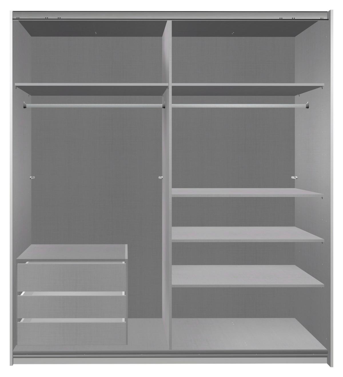 Set Ladica Za Ormare Stripe/santos - Moderno, drvni materijal (66/48/54cm) - Modern Living