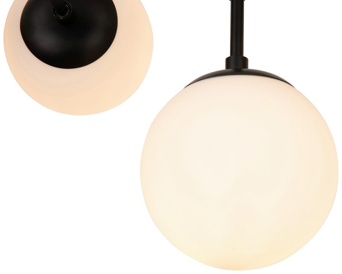 LAMPA SUFITOWA GISELLE - biały, Trend, metal/szkło (124/40/50cm) - Novel