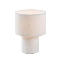 Asztali Lámpa Stofli - natúr színű/fehér, Modern, műanyag/textil (19/25cm) - Mömax