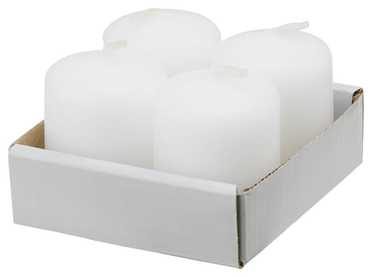 Tömbgyertyaszett Katrinja - sötétbarna/világos rózsaszín, paraffin (3,8/5cm) - Modern Living
