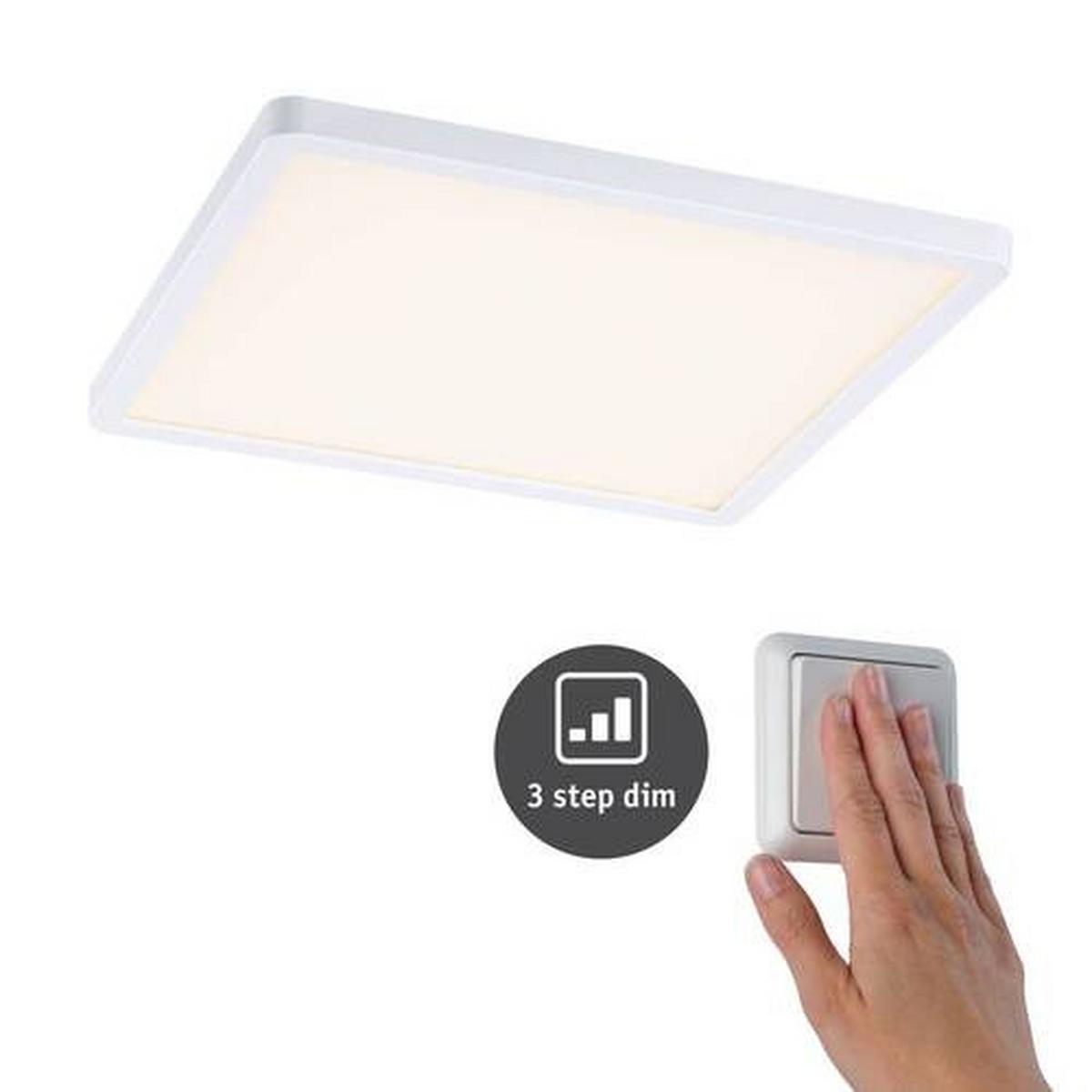 LED-Paneel Areo VariFit in Weiß max. 16 Watt - Weiß, Design, Kunststoff (23/23cm) - Paulmann