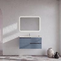 Ormarić Ispod Umivaonika Winter - plava/antracit, Moderno, pločasti materijal (100/51/46cm)