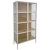 VITRINE AMY -EXKLUSIV- - Beige/couleur chêne, MODERN, matériau en bois/métal (80/172/35cm) - Mömax