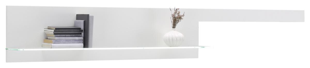 Wandboard in Weiß - Weiß, MODERN, Holzwerkstoff (246/35/20cm) - Premium Living