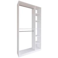KLEIDERSCHRANK PALOSA XL - Weiss, Design, Holzwerkstoff (110/211/35cm) - MID.YOU