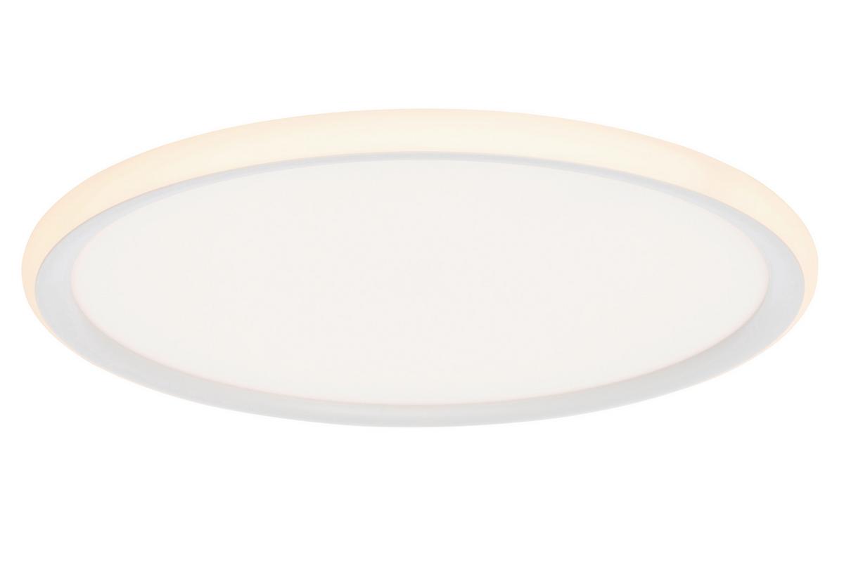 LAMPA SUFITOWA LED RUGBY *SBN* - biały, Basics, tworzywo sztuczne (40/3,5cm) - Novel