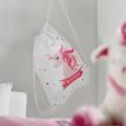 Sportbeutel Unicorn in Rosa/Weiß/pink - Pink/Rosa, Kunststoff (35/40/1cm)