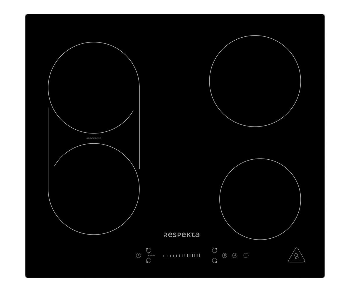 Backofenset ASET1206600l ca. 59,5/55,5/56,5cm Edelstahl - Edelstahlfarben/Schwarz, Trend, Glas/Metall (59,5/55,5/56,5cm) - Respekta