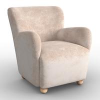 Sessel Lea Chenille Beige - Beige/Naturfarben, MODERN, Holz/Textil (76/85/84cm)