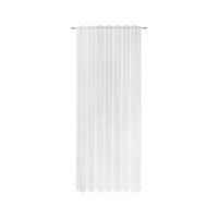 Kombivorhang Leo in Transparent, 2 Stk. - Weiß, KONVENTIONELL, Textil (140/255cm) - Premium Living