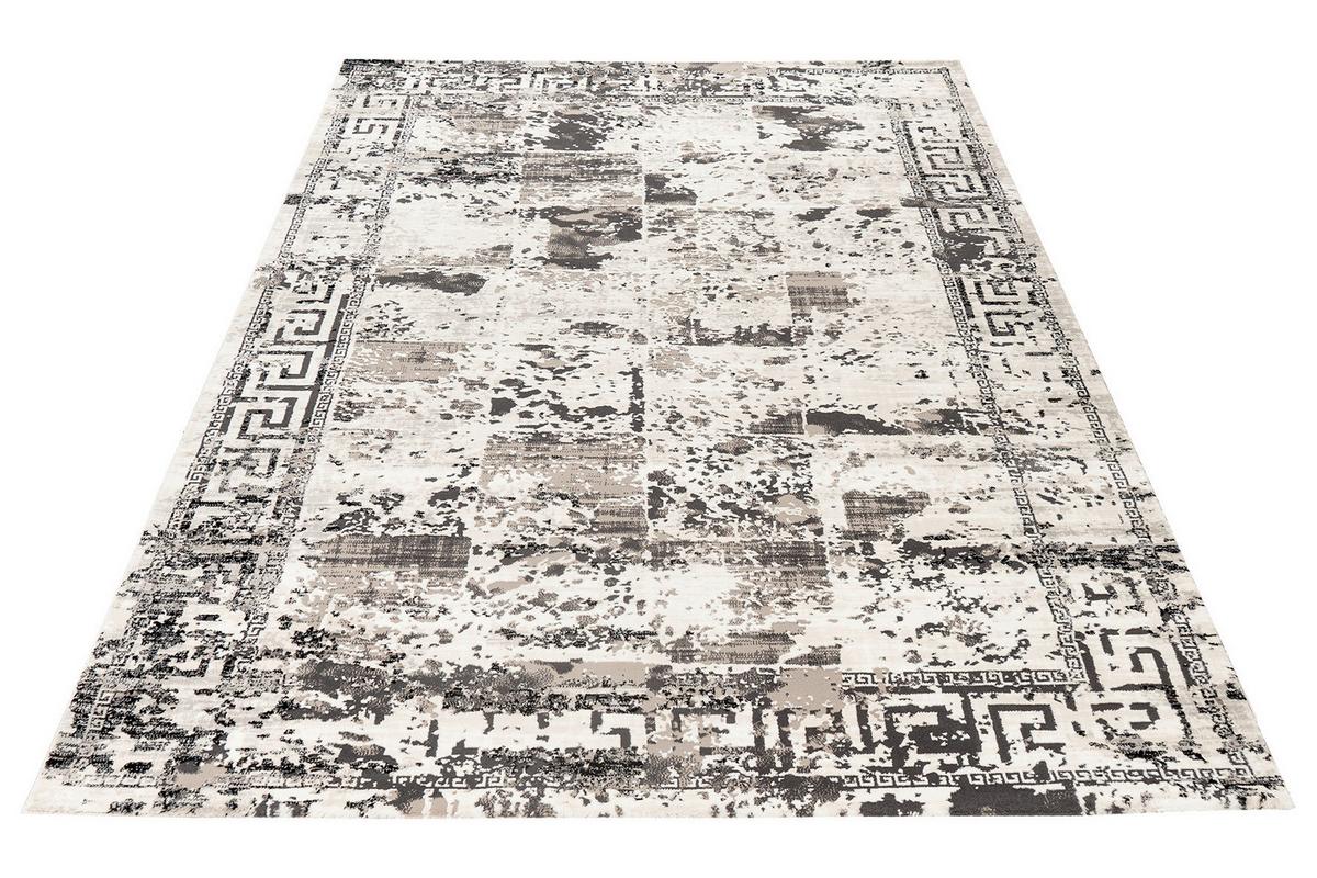 Webteppich My Opal - Schwarz/Grau, Lifestyle, Textil (80/150cm)