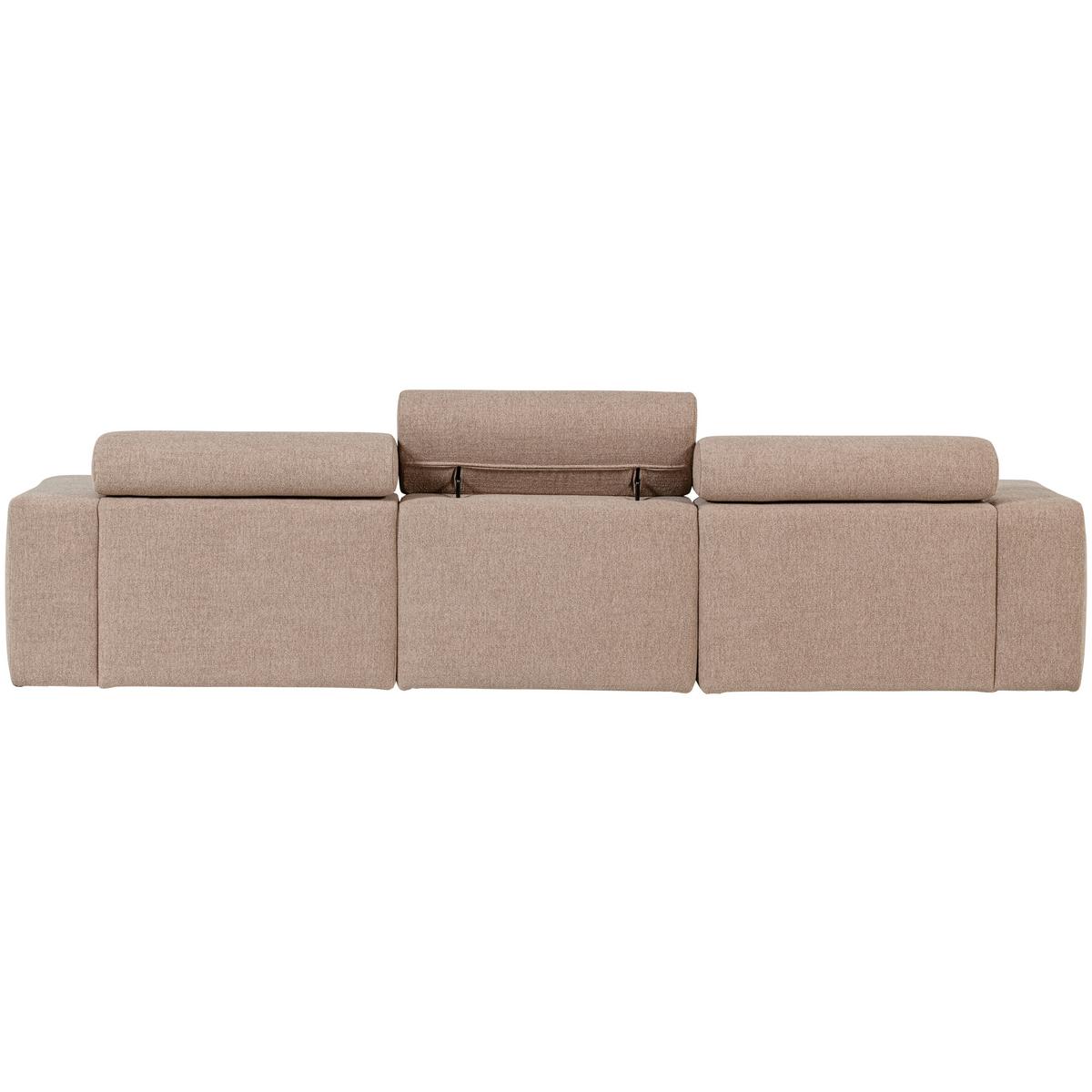 Ecksofa Novi Taupe S: 300x173cm - Taupe/Schwarz, Design, Kunststoff/Textil (300/173cm) - Livetastic