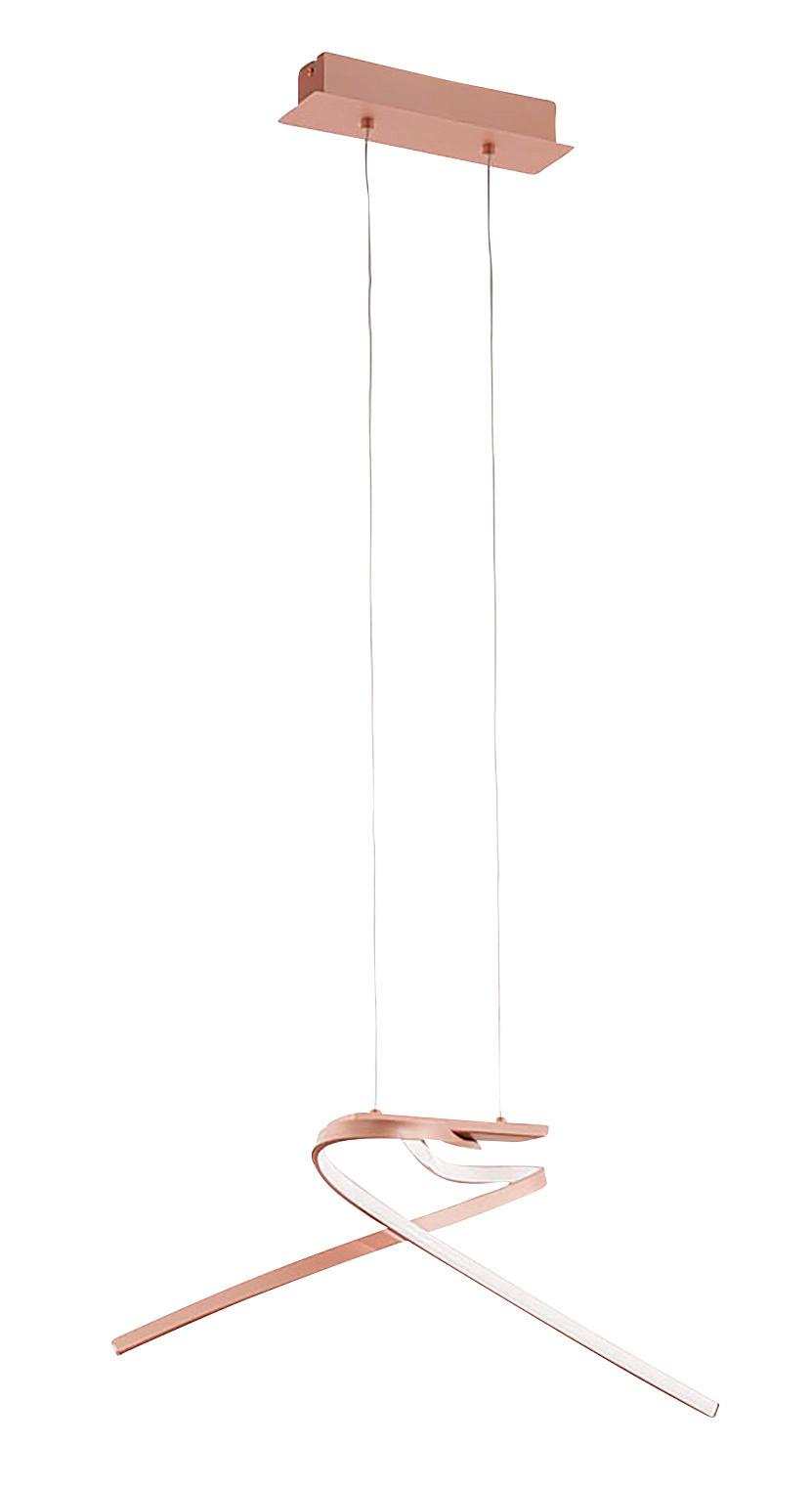 Led-hängeleuchte 97362* Palozza - Weiss/Goldfarben, Design, Kunststoff/Metall (70,5cm) - Eglo