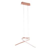 Led-hängeleuchte 97362* Palozza - Weiss/Goldfarben, Design, Kunststoff/Metall (70,5cm) - Eglo