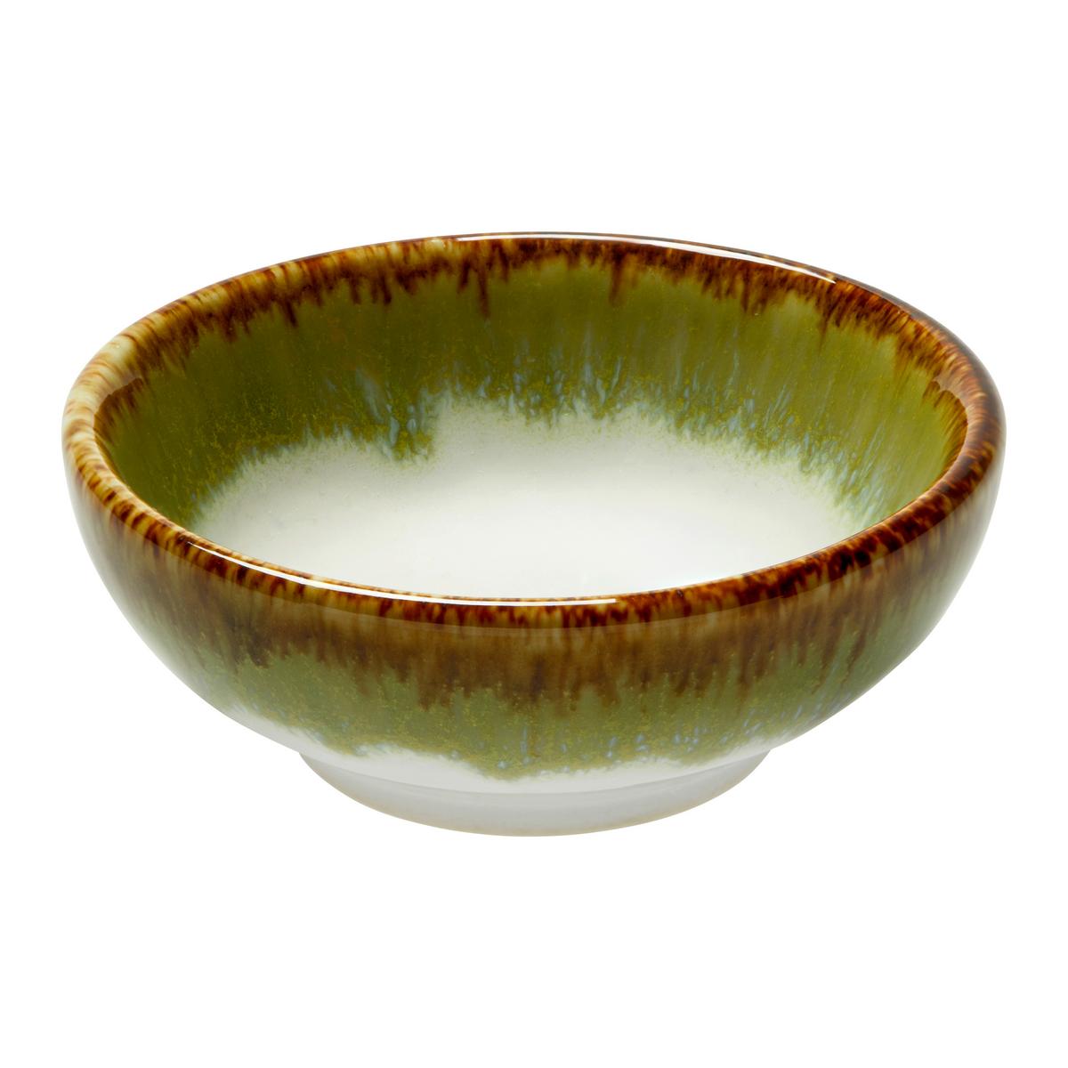 Dipschale Cascade Grün Ø ca. 8cm - Grün, MODERN, Keramik (8/3cm) - Creatable