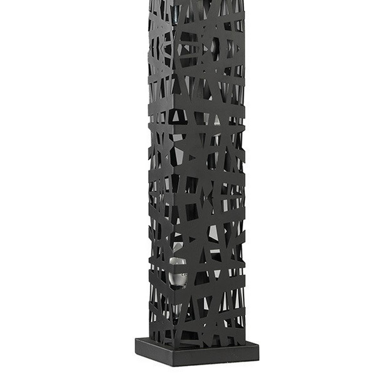 Stehleuchte Foresta Schwarz max. 6 Watt - Brombeere/Schwarz, Design, Metall (22/103cm)