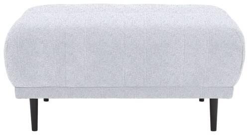 HOKER STARK - jasnoszary/czarny, Design, tkanina/drewno (93/45/77cm) - Stylife