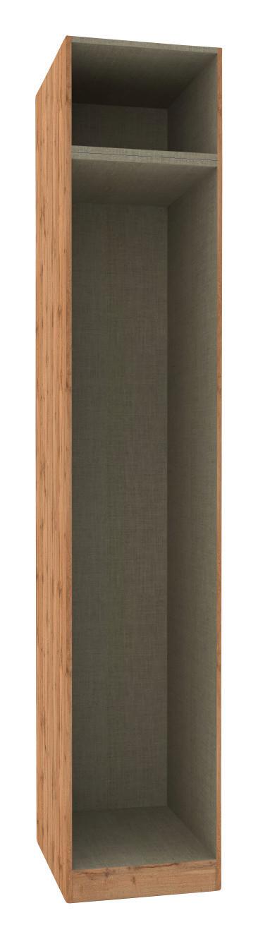 Corp dulap de haine Unit - nămol/stejar Wotan, Modern, material pe bază de lemn (45,6/242,2/56,5cm) - Ondega