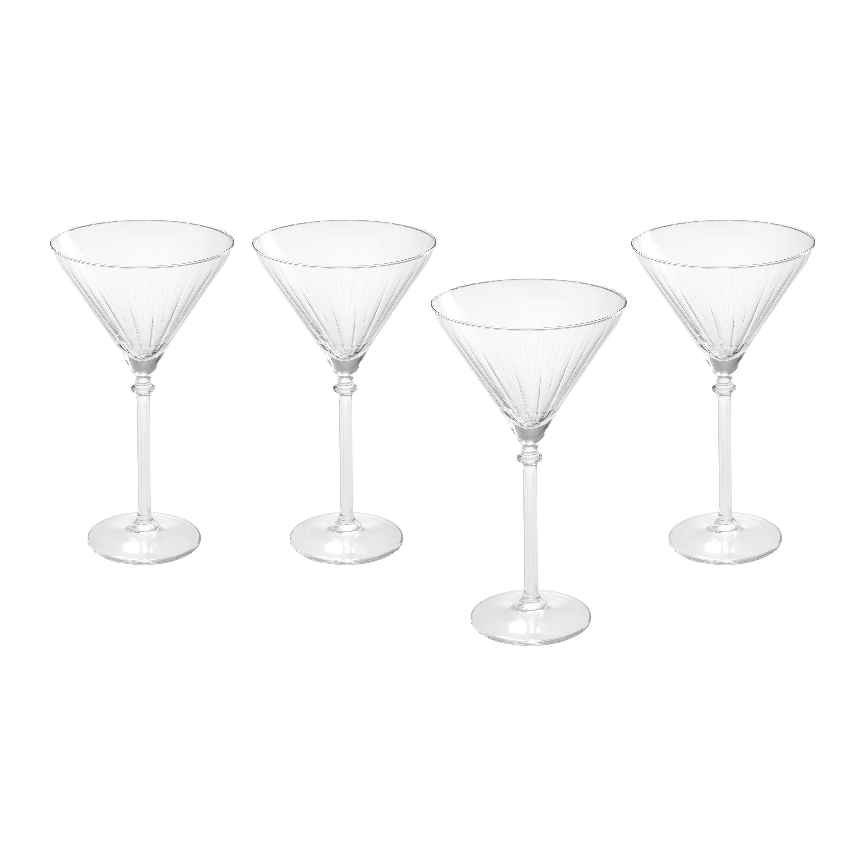 SET DE PAHARE MARTINI - străveziu, Modern, sticlă - Mömax