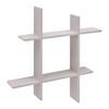 ÉTAGÈRE MURALE LUCIA -SB- - cachemire, MODERN, matériau en bois (80/80/15cm) - Mömax