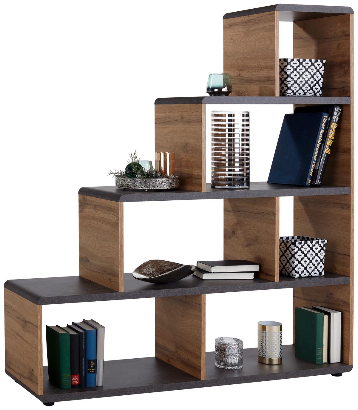 Regal Fontana Ftr03 - hrast wotan, Moderno (139/148/35cm) - Mömax